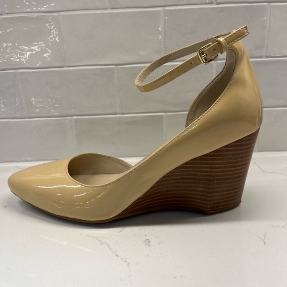 Cole Haan Lacey ankle strap wedge heel 8.5 - Picture 1 of 8